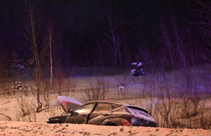 Accident on Lloyd Welch boulevard in Beauport