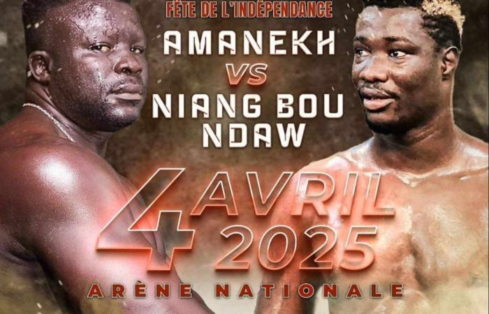 Will the Amanekh vs Niang Bou Ndaw fight take place on April 4?