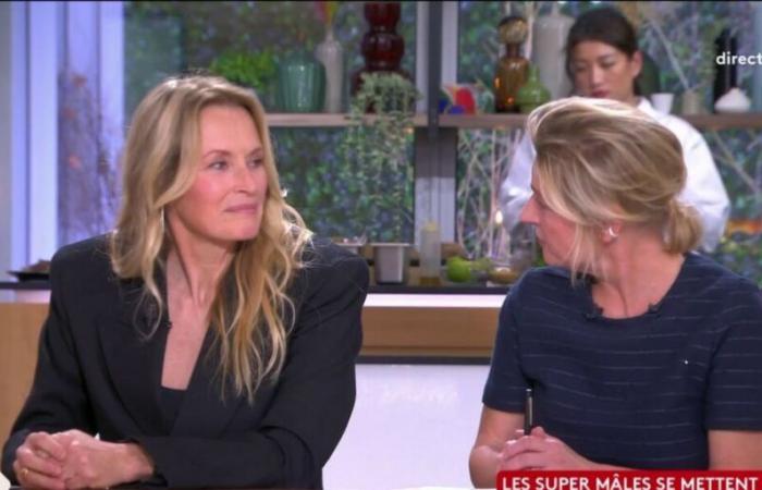 Estelle Lefébure uncomfortable after a reflection by Anne-Élisabeth Lemoine on her physique in C to you (video)