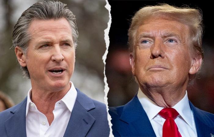 Newsom-Trump war of words still simmering as president arrives in California to survey wildfires