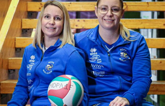 Volleyball. The pleasure and the win for Chloé and Anaïs Nollet at the MDPA Ruelisheim