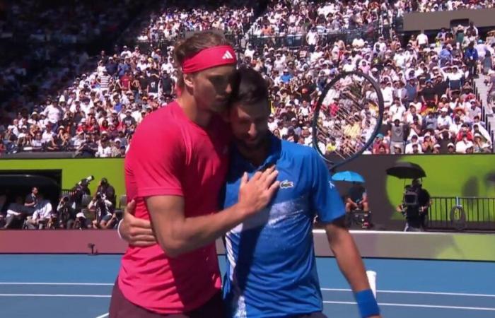 Australian Open | A big fault, the abandonment The whistles: the terrible end of the 1st set of Djokovic against Zverev – Video Tennis