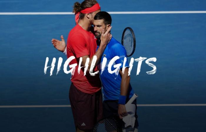 Semi-final Australia Open | A nice fight before abandonment: the images of the set between Zverev and Djokovic – Video Tennis