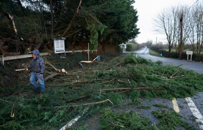 Storm Éowyn is currently demanding two lives, record winds of 184 kilometers per hour measured in Ireland