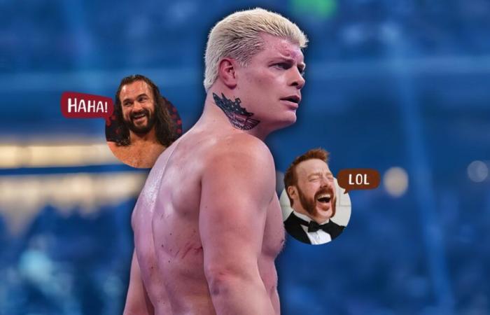 Drew McIntyre and Sheamus make fun of Cody Rhodes’ tattoo