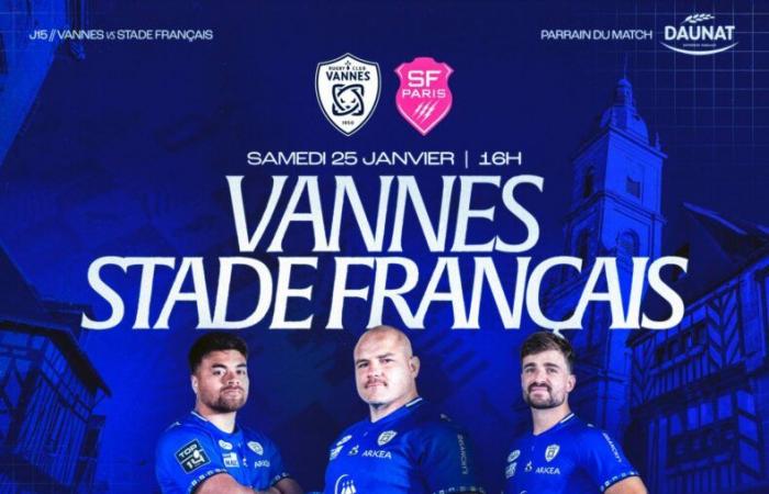 RC Vannes – Stade Français: all the pre -match information