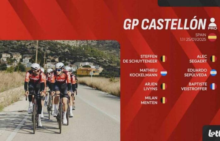 The Castellon Grand Prix to start the Lotto Cycling Team season