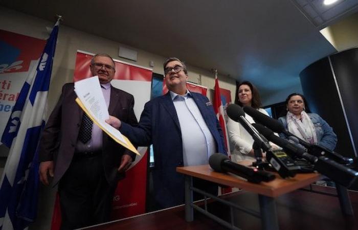 Race at the PLQ chiefdom: Denis Coderre would not have given the necessary documents