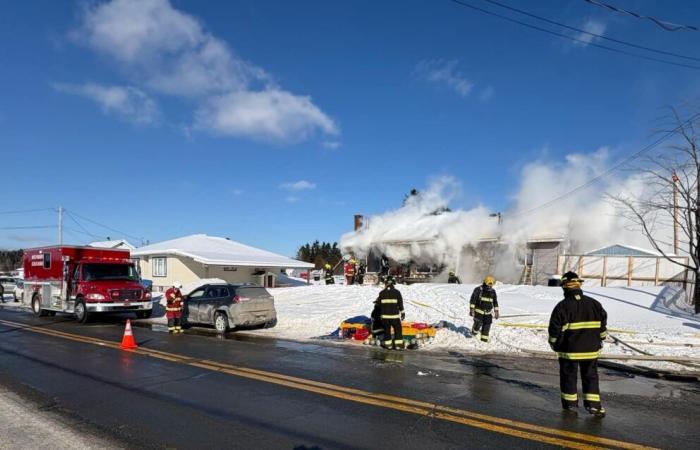 Fire of residence in Saint-Jules