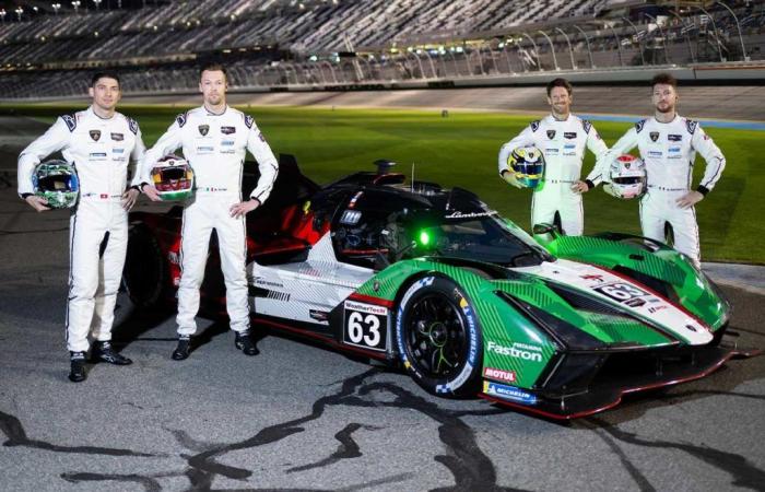 The Lamborghini SC63 takes on the challenge of the 24 hours of Daytona with 2 former F1 drivers