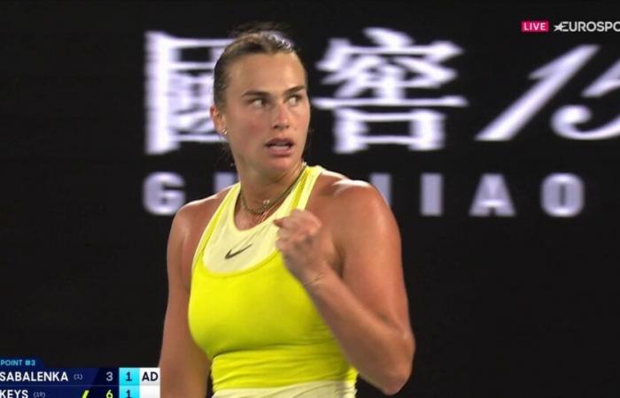 Australian Open final | The breaking of the recovery? Sabalenka takes the service of Keys in 2nd set – Video Tennis