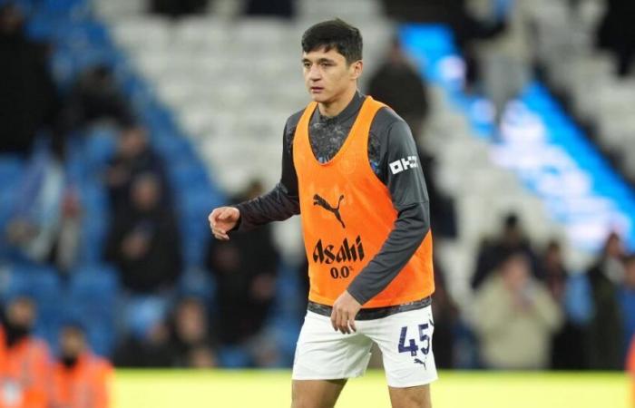 Khusanov's terrible dumpling from its first minutes in Manchester City