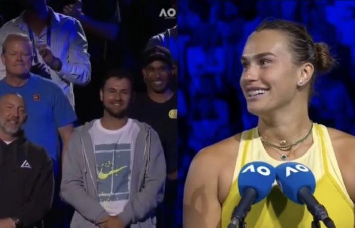 Tennis. Australian Open – Aryna Sabalenka: “My team is your fault”