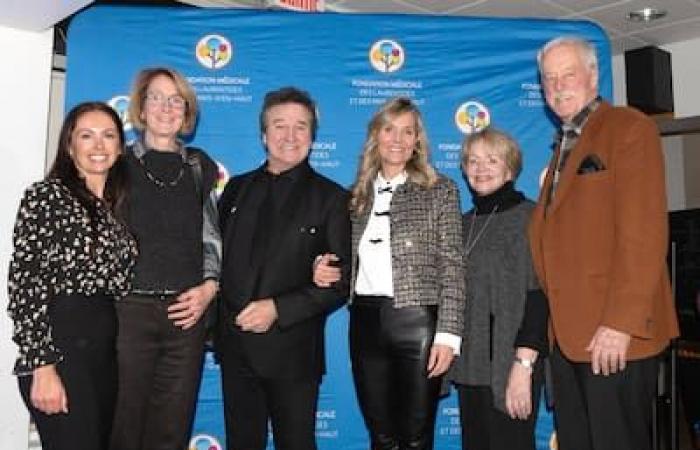 René Simard and Marie-Josée Taillefer, ambassadors of the medical foundation of Laurentides and Pays-d’En-Haut