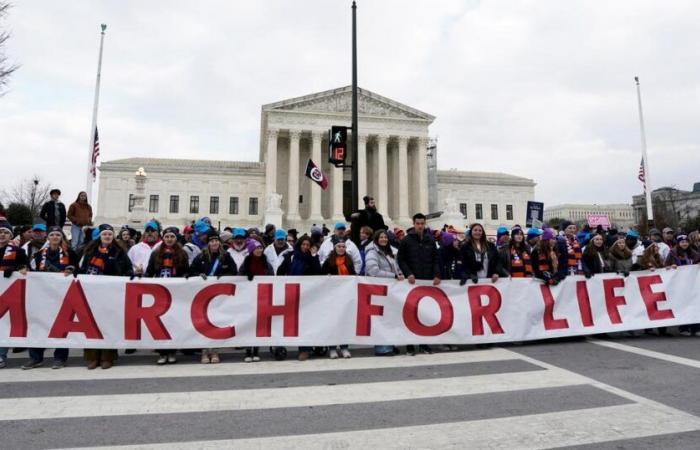 Trump takes anti-abortion measures as thousands of anti-abortion protesters gather in Washington