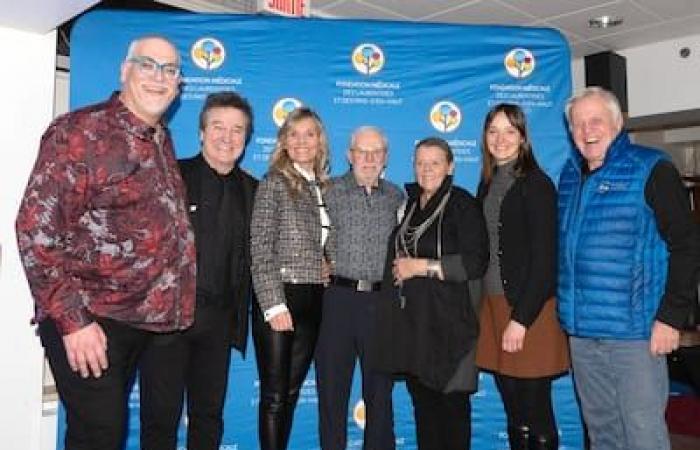 René Simard and Marie-Josée Taillefer, ambassadors of the medical foundation of Laurentides and Pays-d’En-Haut