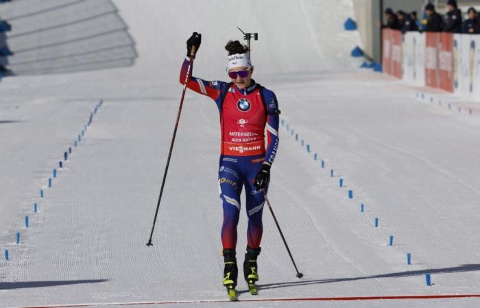 Despite the sprint-pursuit double, Jeanmonnot “bitter” because of his 16th missed ball