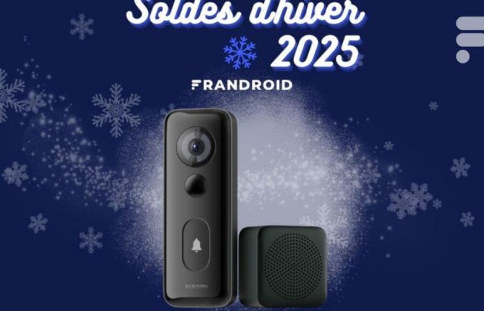 Xiaomi's recent connected doorbell, which films in 2K, is back on promotion during sales (-20 %)