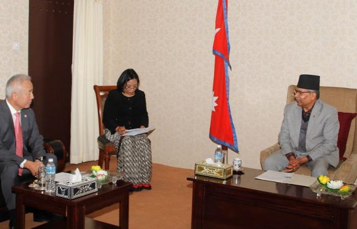 Japanese Ambassador pays courtesy call on Vice President Yadav