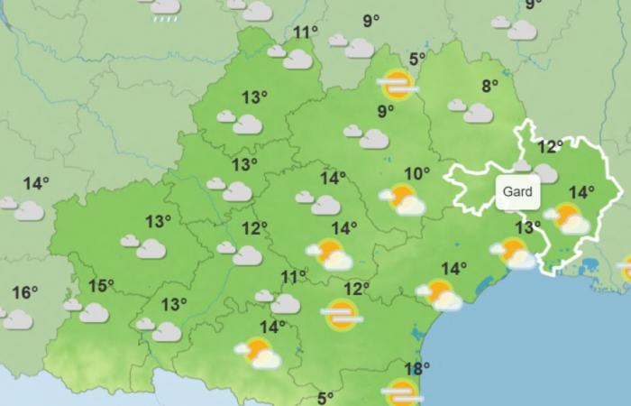 Weather report. What is the weather for this last day of the week in Toulouse and Occitania?