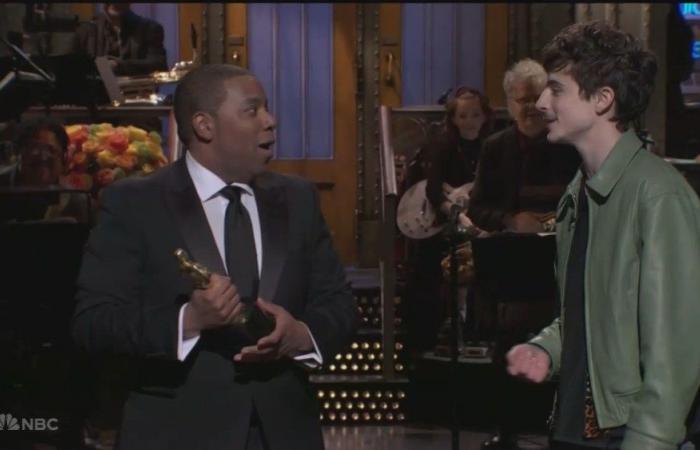 Timothy Chalamet Loses Oscar to Kenan Thompson in 'Snl' Monologue