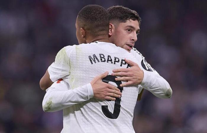 The strong output of Valverde on the return in the form of Mbappé