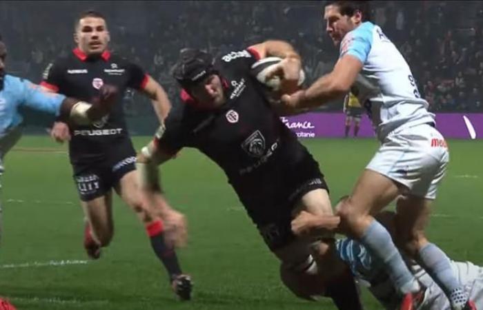 TOP 14. 7 months later, he returned to Stade Toulousain for his 119th match in Rouge et Noir