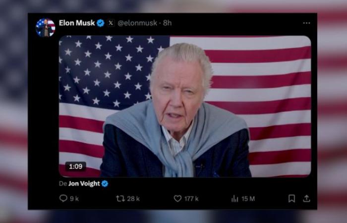 American star Jon Voight defends Elon Musk after Nazi salute accusations made against him