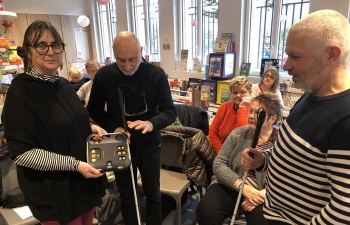 With its audio books, in Braille or in Large characters, the Aigre Library puts itself at the service of the visually impaired