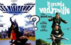 Do these 10 characters belong to La Grande Vadrouille or to the Visitors?