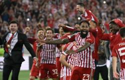 Europa League Conference. Olympiakos qualifies for the final and will play Fiorentina