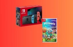 Find the Nintendo Switch pack with Miitopia at an unbeatable price on the Cdiscount website