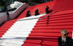 the Olympic flame will ascend the steps at the Cannes Film Festival on May 21