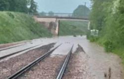 Storm and rain: in Normandy, a train line stopped following the flooding of a track