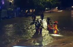 in Cagnes-sur-Mer, evacuation exercises in kindergartens in the event of flooding