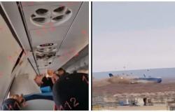 the Azerbaijan Airlines disaster in a passenger's video