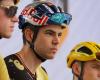 Cycling. Wout van Aert back in road training