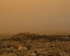 Video. Dune 2? Blade Runner 2049? or Mars? Athens wakes up under the orange sky