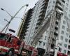 Welding work caused the fire in a housing tower in Sainte-Foy