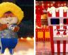 Who are the stars behind the hamster and popcorn costumes?
