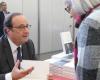 Lorient. François Hollande in dedication to Wind of Words on May 15