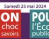 No to the “Clash of Knowledge”, a national day of mobilization on Saturday May 25 for public schools! – SNES Poitiers