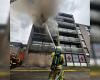 A fire in a five-story building in Woluwé-Saint-Lambert: around twenty people evacuated