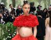 Model Adwoa Aboah reveals pregnancy at Met Gala 2024
