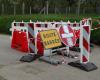 Eure. A road closed until March 2025 after subsidence