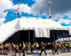 Cirque du Soleil has erected its big top in the Old Port of Montreal