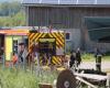 Haute-Savoie. A fire started quickly under control on the roof of the stable