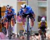 Julian Alaphilippe narrowly beaten by Pelayo Sanchez during the 6th stage of the Giro