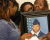Family of black soldier shot dead by police wants justice