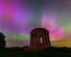 spectacular northern lights light up the sky of France and the Grand Est